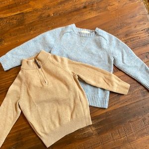 Boys JCrew sweaters size 3